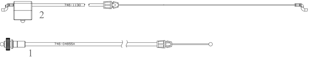 Cables Diagram and Parts List for SC300K (12AVB2KL710)(2023) Cub Cadet Lawn Mower